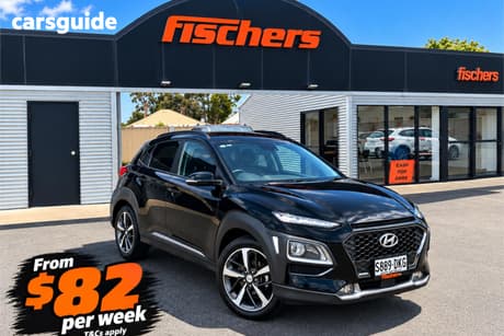 Black 2019 Hyundai Kona Wagon Highlander S.Roof (Fwd)