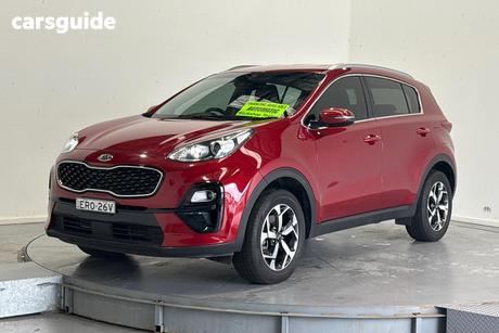 Red 2019 Kia Sportage Wagon Sx+ (Fwd)