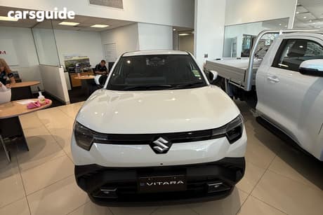 White 2026 Suzuki e Vitara SUV ULTRA F