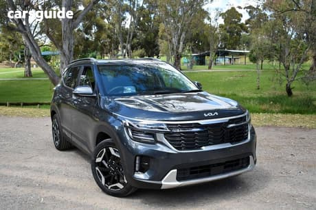 Grey 2025 Kia Seltos Wagon Gt-Line (Awd) (Sunroof)