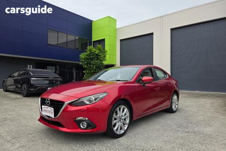 Red 2015 Mazda 3 Sedan Sp25 Gt