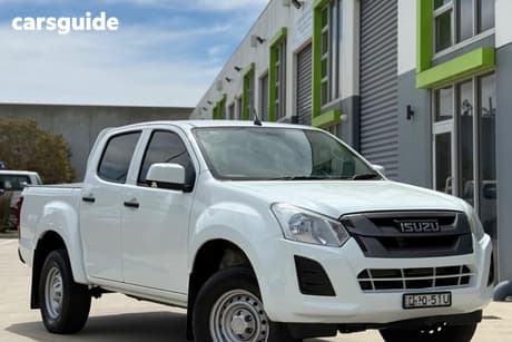White 2018 Isuzu D-MAX Crew Cab Utility Sx Hi-Ride (4X2)