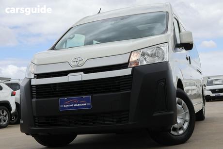 White 2020 Toyota HiAce Bus Slwb Commuter (12 Seats)