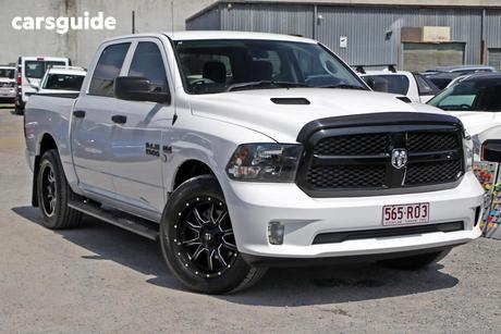 White 2022 RAM 1500 Crew Cab Utility Express
