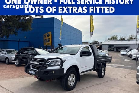 White 2017 Holden Colorado Cab Chassis Ls (4X4)
