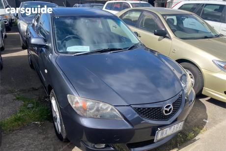 Grey 2005 Mazda 3 Sedan Maxx Sport