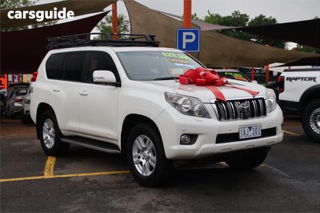 White 2012 Toyota Landcruiser Prado Wagon Kakadu (4X4)