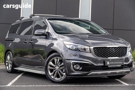 Grey 2016 Kia Carnival Wagon Platinum
