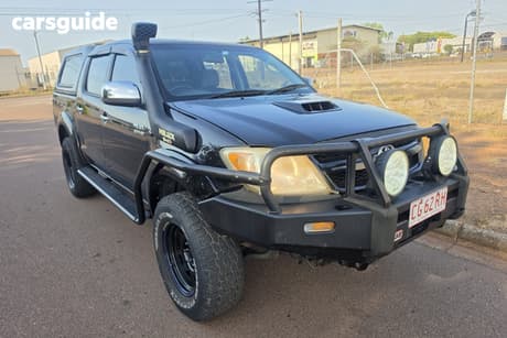 Black 2007 Toyota Hilux Dual Cab Pick-up Sr5 (4X4)
