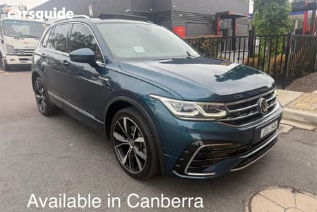 Blue 2021 Volkswagen Tiguan Wagon 147 Tdi R-Line