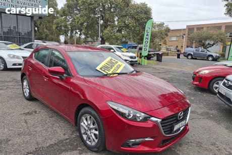 Red 2018 Mazda 3 Hatchback Maxx Sport