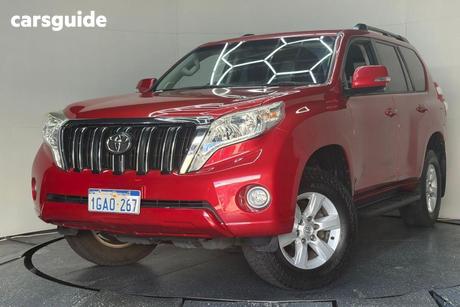 Red 2016 Toyota Landcruiser Prado Wagon Gxl (4X4)