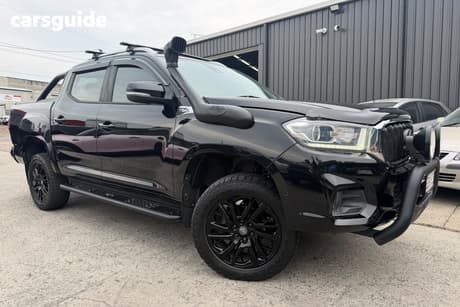 Black 2020 LDV T60 Double Cab Utility Trailrider 2 (4X4) D20