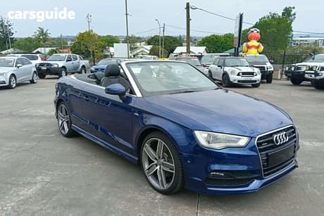 Blue 2014 Audi A3 Cabriolet 1.8 Tfsi Ambition Quattro