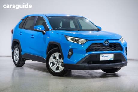 Blue 2020 Toyota RAV4 Wagon Gx Awd Hybrid