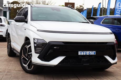 White 2024 Hyundai Kona Wagon Premium N Line