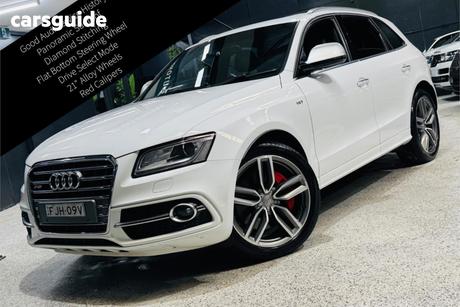 White 2016 Audi SQ5 Wagon 3.0 Tdi Quattro
