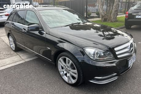 Black 2012 Mercedes-Benz C250 Wagon Avantgarde Be