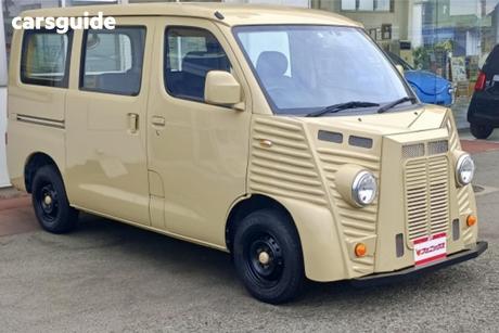 Beige 2010 Toyota Townace Commercial FRENCH STYLE RETRO JDM