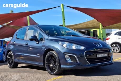 Blue 2013 Peugeot 308 Hatchback Sportium Hdi