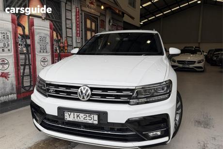 White 2019 Volkswagen Tiguan Wagon 162 Tsi Highline