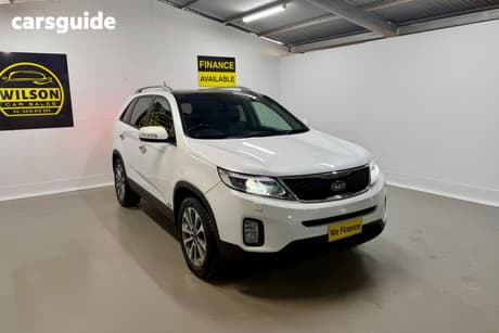 White 2014 Kia Sorento Wagon Platinum (4X4)
