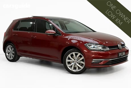 Red 2019 Volkswagen Golf Hatchback 110 Tsi Highline