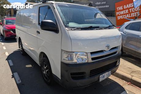 White 2005 Toyota HiAce Van Lwb