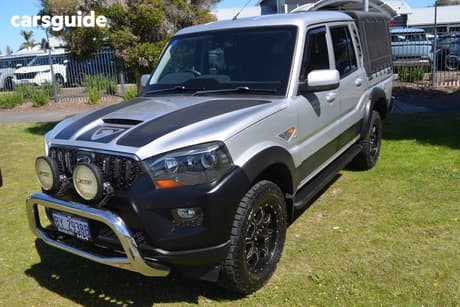 Silver 2019 Mahindra PIK-UP Dual Cab Chassis 4Wd