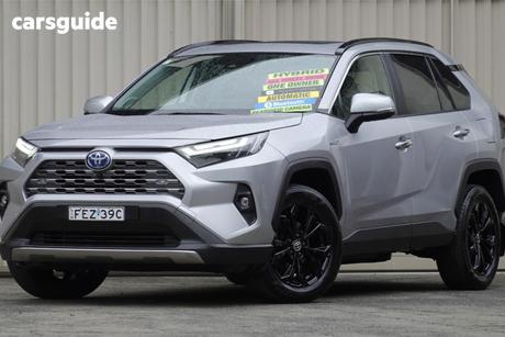 Silver 2023 Toyota RAV4 Wagon Cruiser (Awd) Hybrid