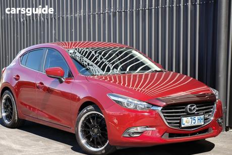Red 2018 Mazda 3 Hatchback Maxx Sport