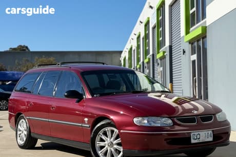 Red 2001 Holden Commodore Wagon