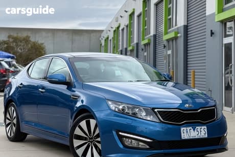 Blue 2014 Kia Optima Sedan