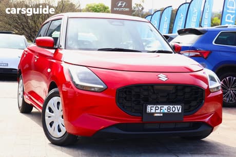 Red 2024 Suzuki Swift Hatchback Hybrid