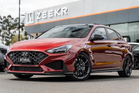 Red 2022 Hyundai I30 Fastback N Limited Edition