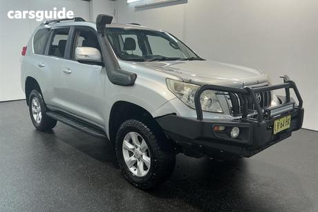 Silver 2011 Toyota Landcruiser Prado Wagon Gxl (4X4)