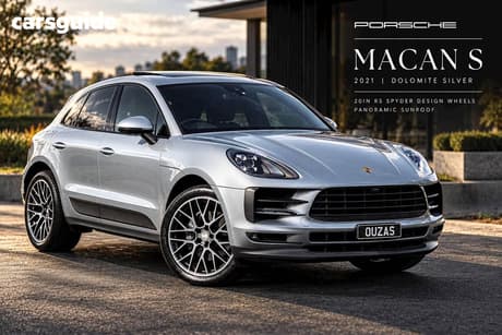 Silver 2021 Porsche Macan Wagon S
