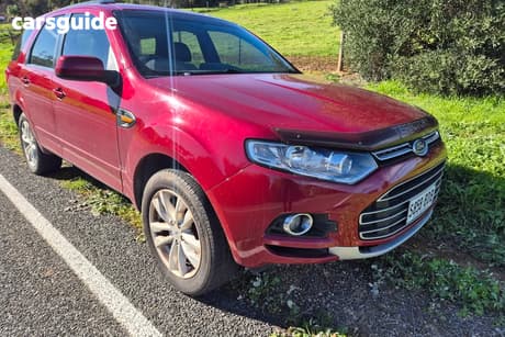 Red 2014 Ford Territory Wagon Ts (Rwd)