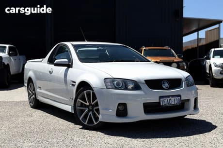 White 2011 Holden UTE Ute Tray SS V R