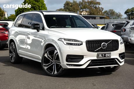 White 2021 Volvo XC90 Wagon T6 R-Design (Awd)