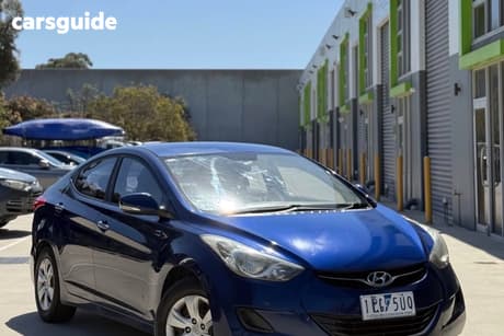 Blue 2012 Hyundai Elantra Sedan Active