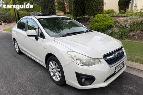 White 2013 Subaru Impreza Sedan 2.0I-L (Awd)