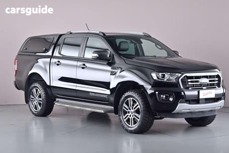 Black 2021 Ford Ranger Double Cab Pick Up Wildtrak 2.0 (4X4)