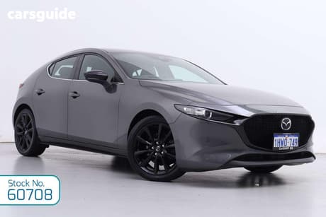 Grey 2023 Mazda 3 Hatchback G25 Evolve Sp