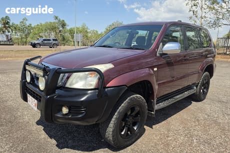 Burgundy 2006 Toyota Landcruiser Prado Wagon Gx (4X4)