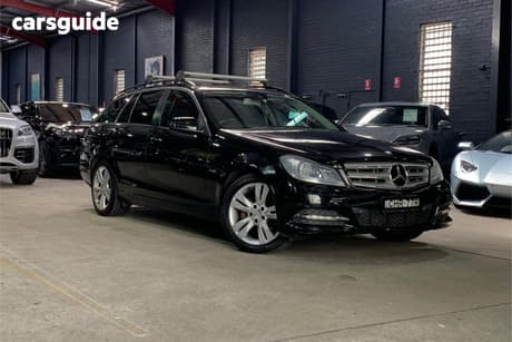 Black 2012 Mercedes-Benz C200 Wagon Cdi Be