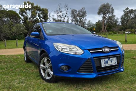 Blue 2012 Ford Focus Hatchback Trend