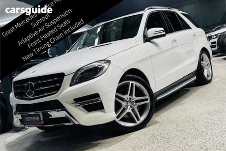 White 2015 Mercedes-Benz ML SUV