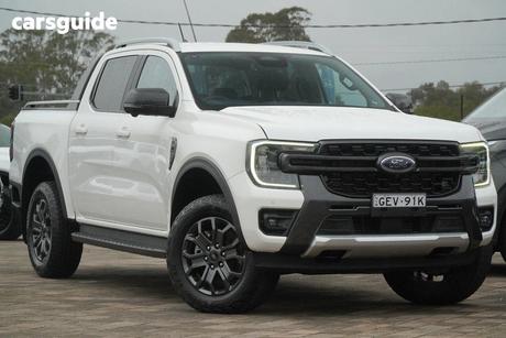 White 2024 Ford Ranger Double Cab Pick Up Wildtrak 3.0 (4X4)