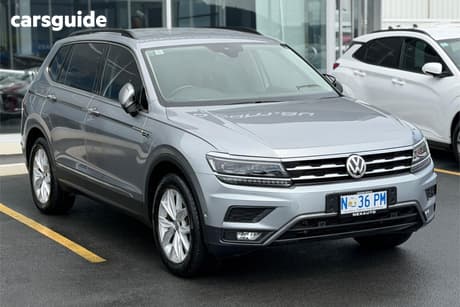 Silver 2021 Volkswagen Tiguan SUV 162TSI PROLINE ALLSPACE WAGON 7SP 4MOTION 2.0T